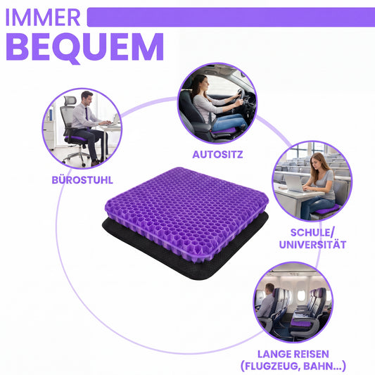 Ergonomisches Sitzkissen für schmerzfreies Sitzen