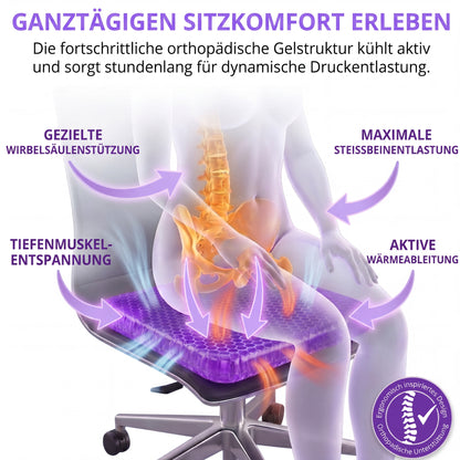 Ergonomisches Sitzkissen für schmerzfreies Sitzen